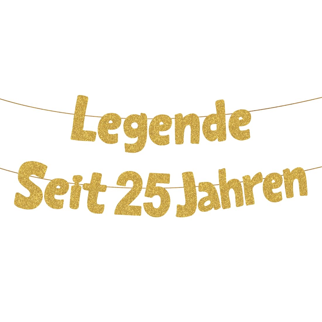 25. Geburtstag Deko - Lustiges Banner für Männer und Frauen