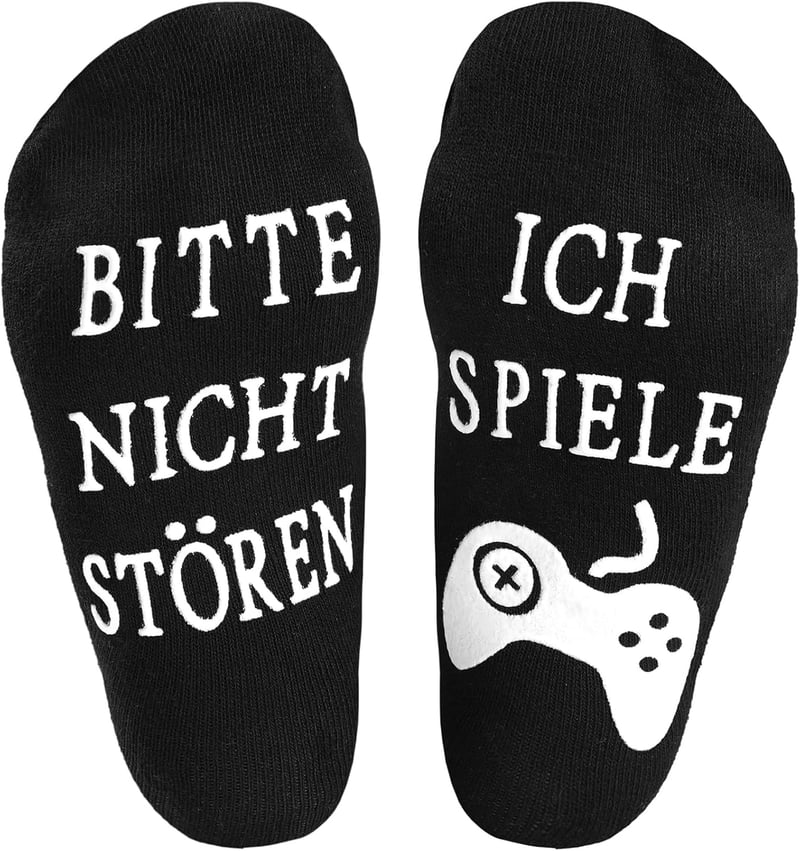Lustige Gaming Socken aus Baumwolle – Geschenk für Gamer