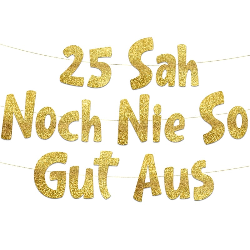Lustiges Banner für den 25. Geburtstag – Partyzubehör