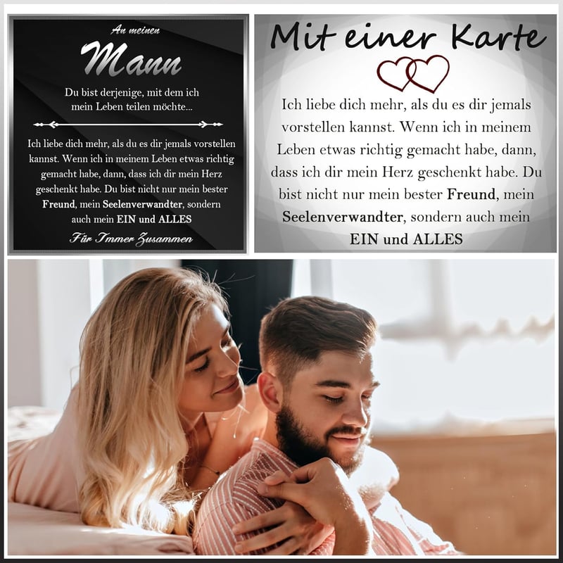Edelstahlhalskette für Männer – Geschenk zum Vatertag und Geburtstag