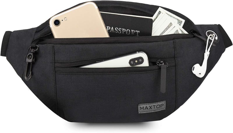 MAXTOP Gürteltasche für Damen und Herren – Wasserdichter Laufgürtel für Outdoor-Aktivitäten