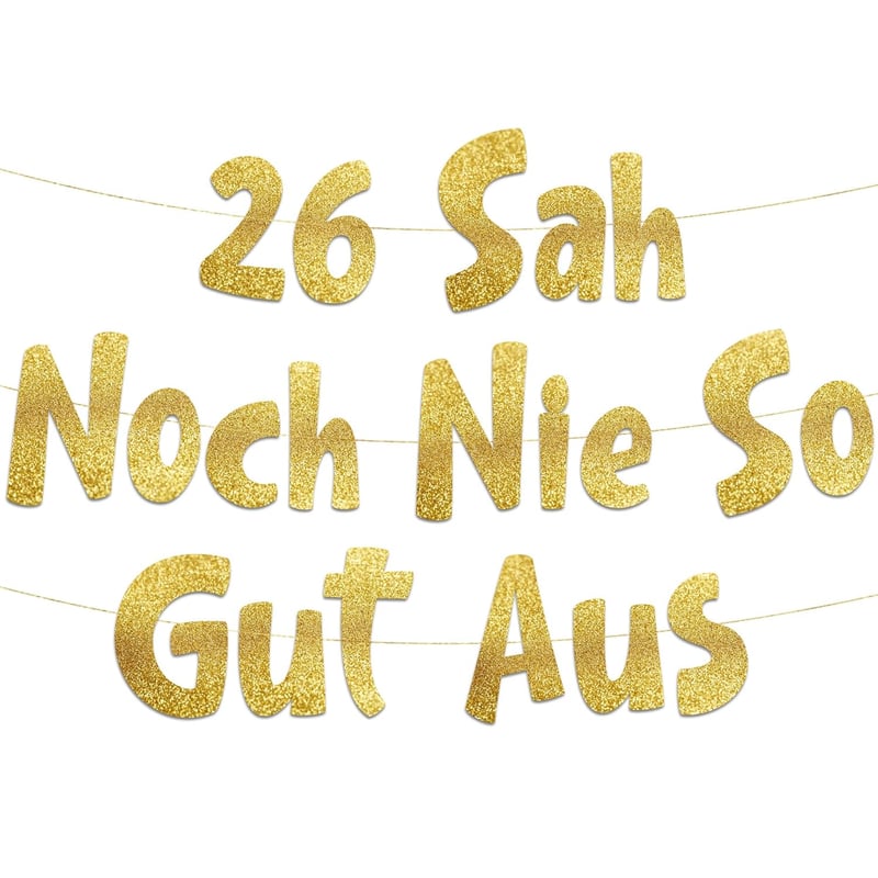 Lustiges Banner zum 26. Geburtstag – Partyzubehör