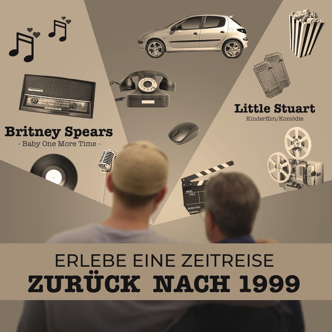 Personalisierte Wanddekoration im Retro-Stil für den 26. Geburtstag