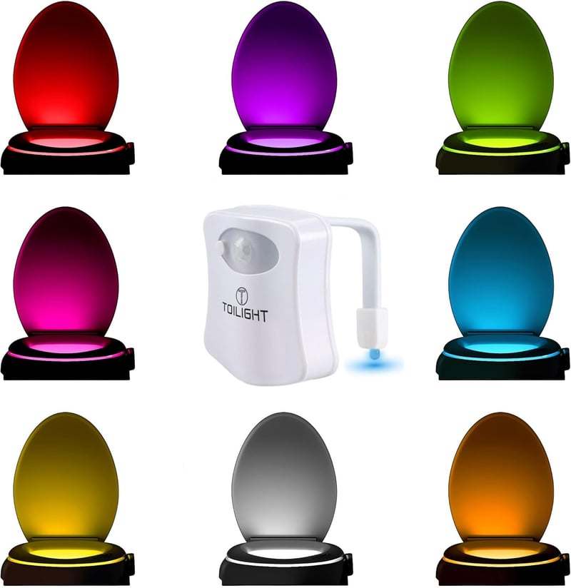 LED WC Licht – Praktisches Geschenk für Weihnachten und Wichteln