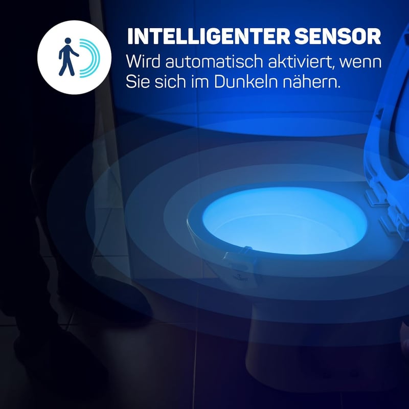 LED WC Licht – Praktisches Geschenk für Weihnachten und Wichteln