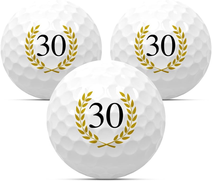 Golfbälle im 3er Set für Geburtstagsgeschenke