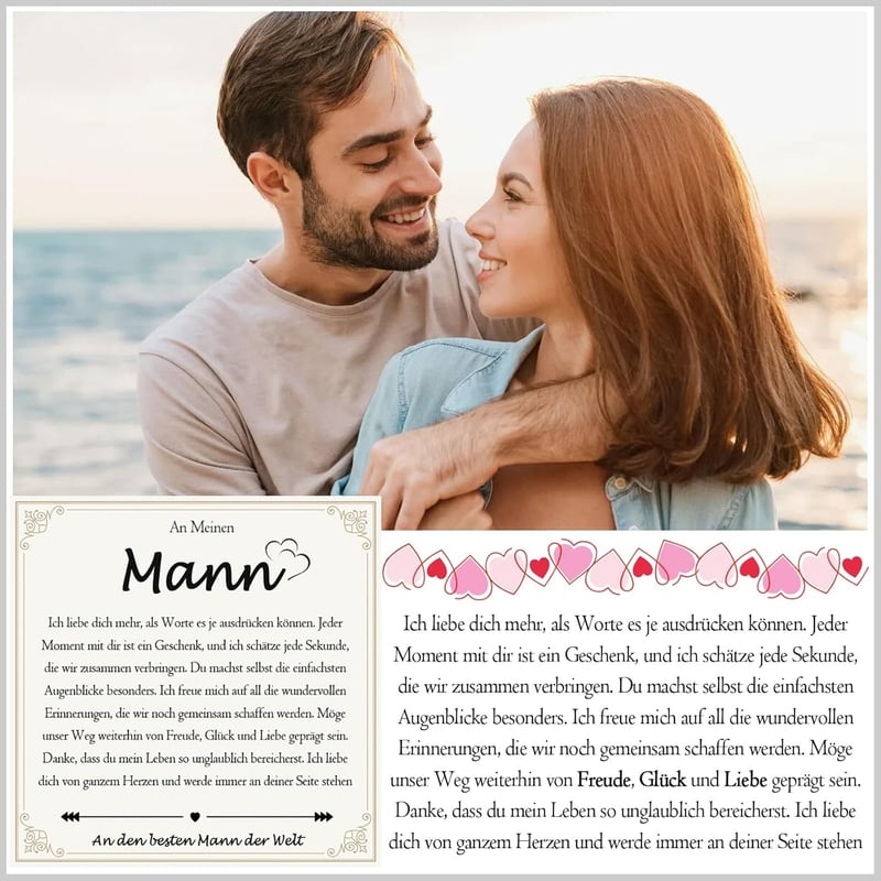 Valentinstagsgeschenk: Partner Geschenk für Paare, personalisiert