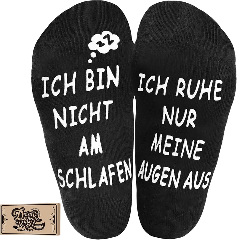 Lustige Socken aus Baumwolle für Papa – Vatertagsgeschenk, rutschfest