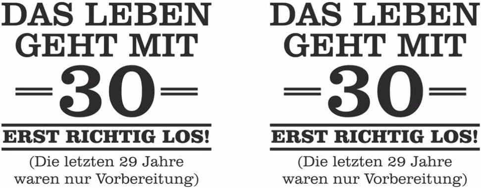 Witzige Geschenk-Tasse zum 30. Geburtstag für Männer und Frauen