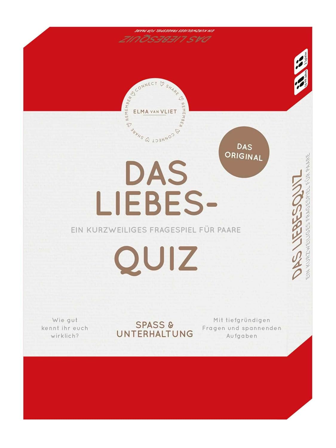 Liebesquiz für Paare – Ideales Geschenk zum Jahrestag oder Valentinstag