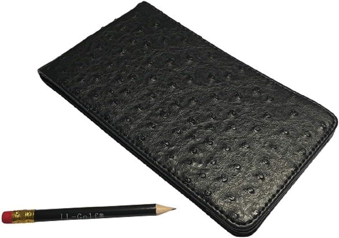Eleganter Golf Scorecard Halter mit Stift und Notizblock