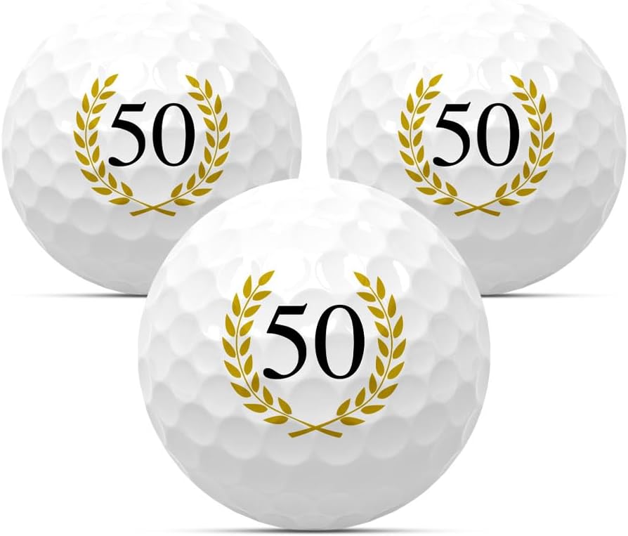 Golfbälle im 3er Set - ideales Geburtstagsgeschenk für Golfer