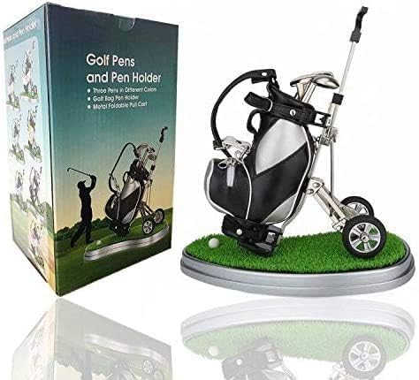Golf Kugelschreiber Set - Mini Desktop Geschenk für Golfer
