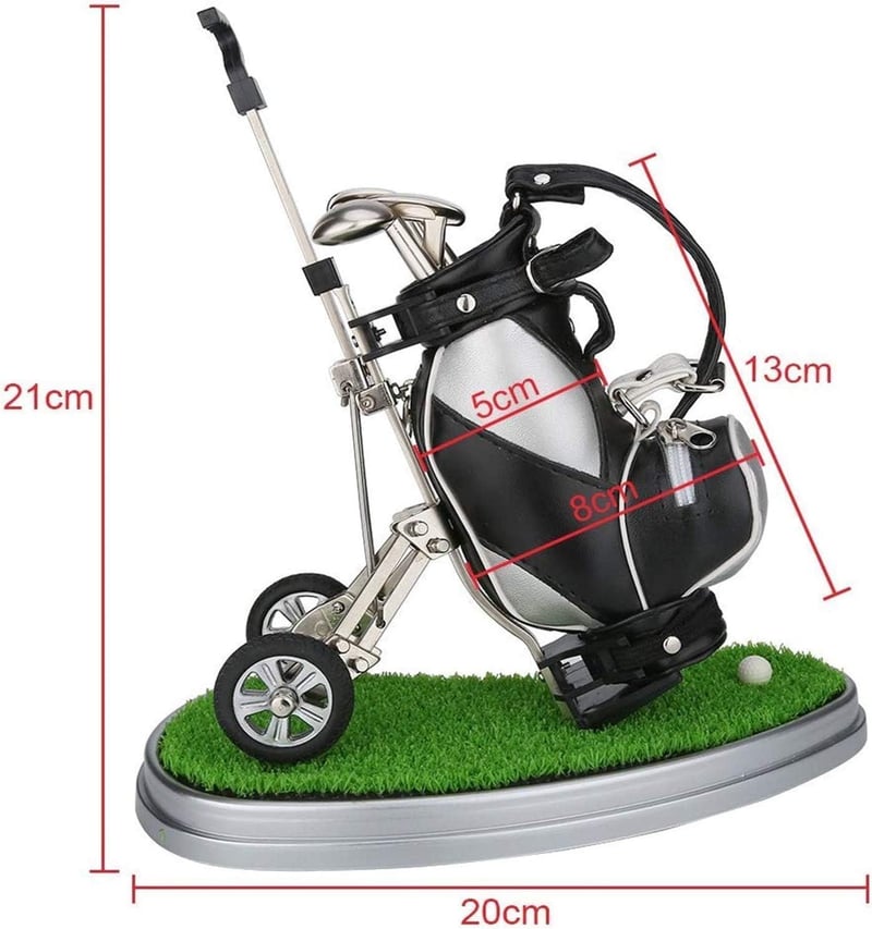 Golf Kugelschreiber Set - Mini Desktop Geschenk für Golfer