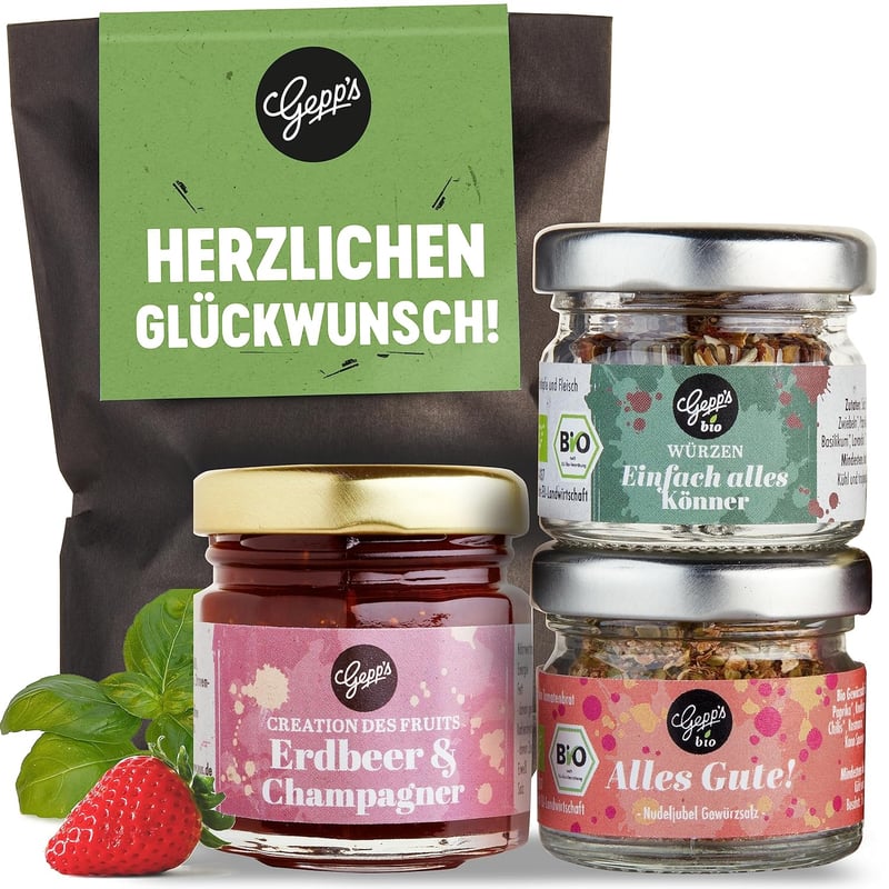 Geschenkset Wundertüte mit Delikatessen für Frauen und Männer