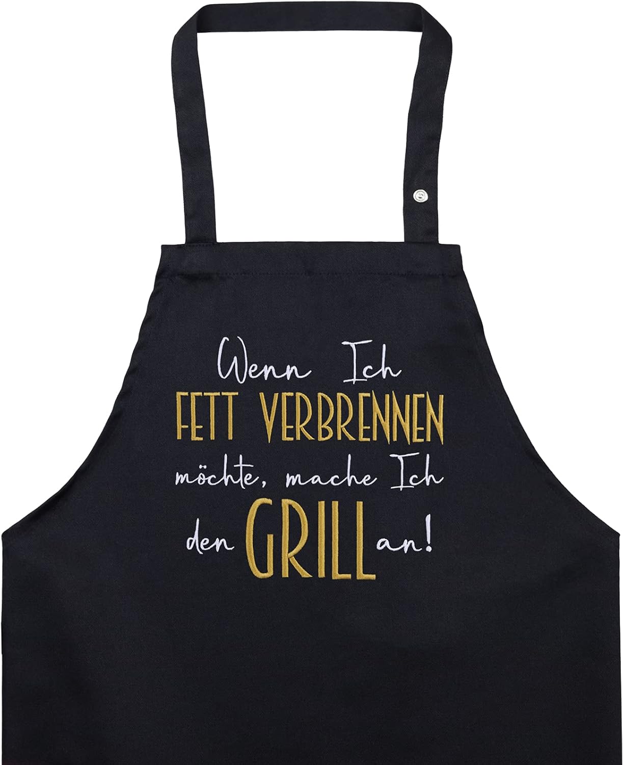 Witzige Grillschürze mit Spruch – Verstellbar für Grillfans, Vatertag