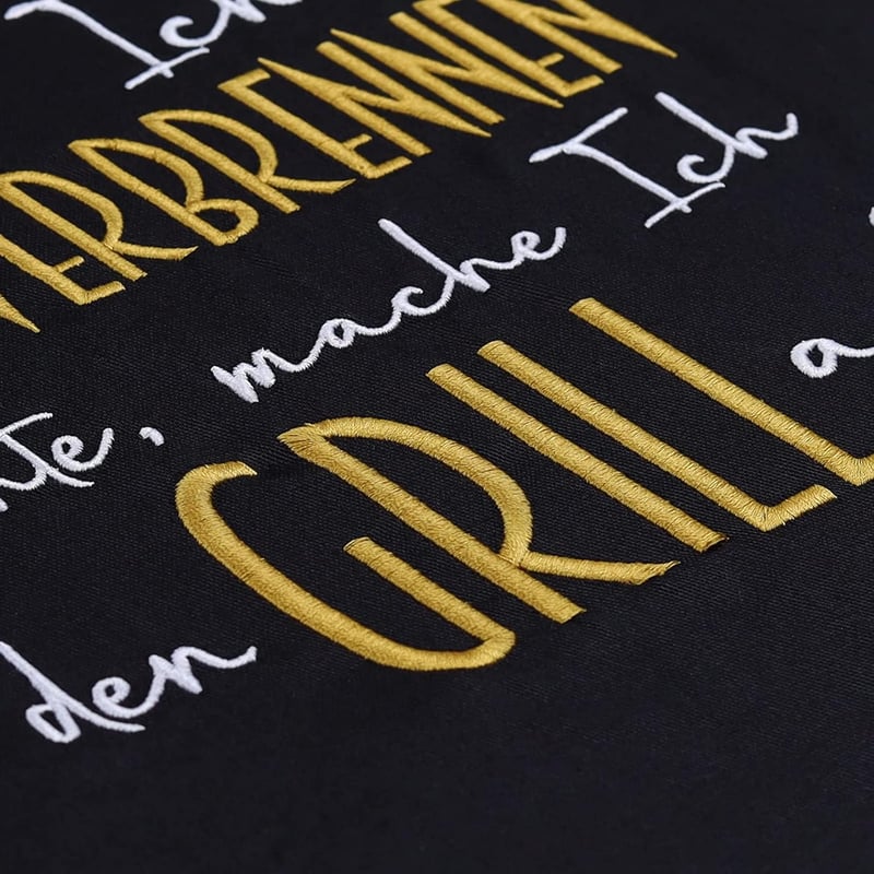 Witzige Grillschürze mit Spruch – Verstellbar für Grillfans, Vatertag