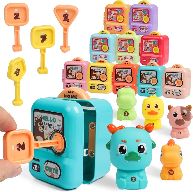 Surprise-Tier-Fingerpuppen-Set für Kinder ab 2 Jahren, 30 Stück