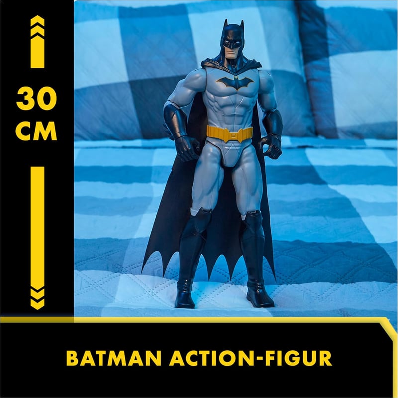 Batman 30 cm Actionfigur, voll beweglich, für Kinder ab 4 Jahren