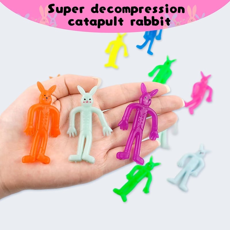 Dekompression Spielzeug Kaninchen - 30 Stück, Ostern Geschenke für Kinder