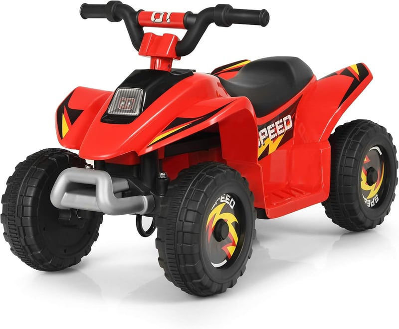 Elektro Kinderquad 6V für Kinder ab 3 Jahren - Rot