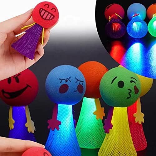 LED Feder Leucht-Spielzeug für Kindergeburtstag und Weihnachten, 3-12 Jahre
