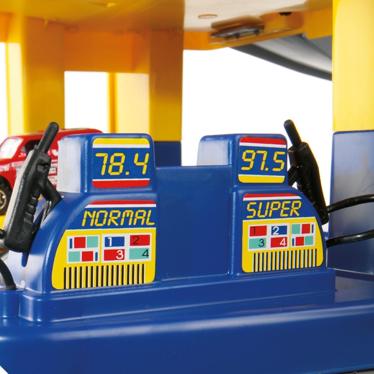 MOLTO Parkhaus für Kinder mit Garage, Rampen, Aufzug und 10 Autos