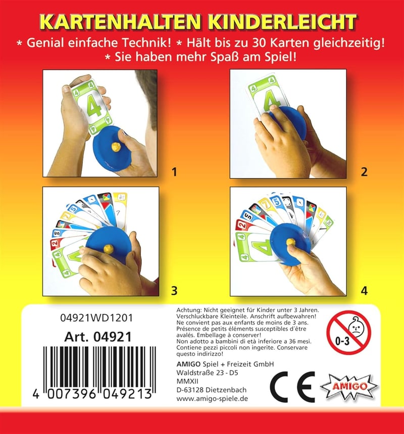 AMIGO 04921 Medium Joker Kartenspiel Zubehör, Blau