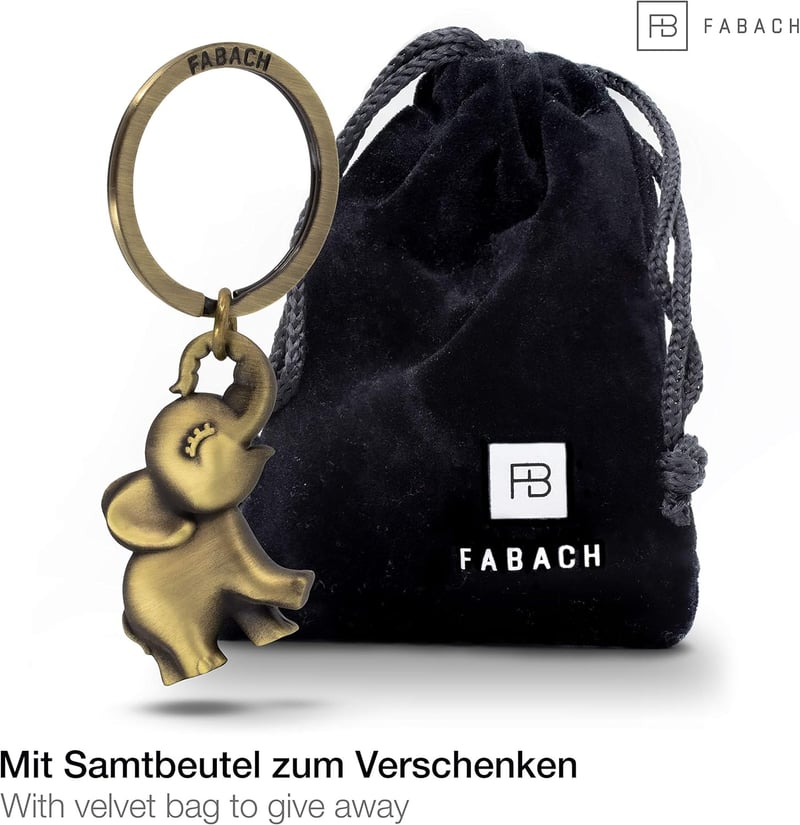 Elefant Schlüsselanhänger Jumbo – Glücksbringer für Damen und Elefantenliebhaber