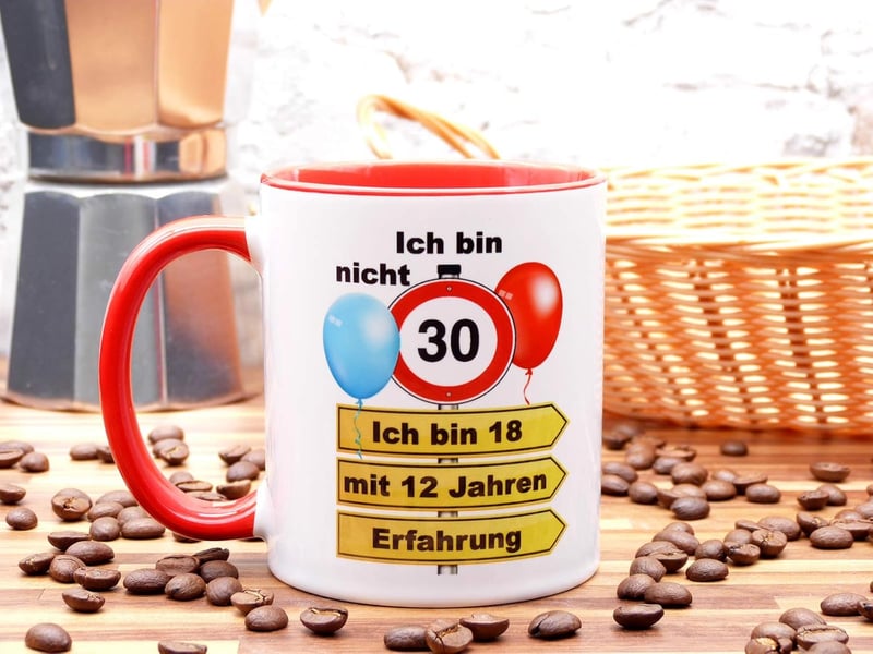 Geburtstagskaffeetasse 