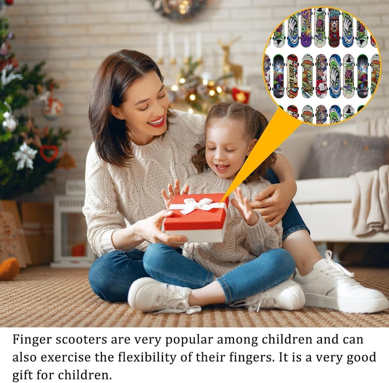 30 Stück Finger Skateboards für Kindergeburtstage – Mini Fingerboard Set