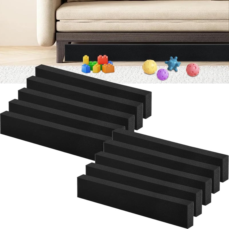 Möbel-Blocker-Set mit Klettverschluss – 10 Stück, 42x8 cm
