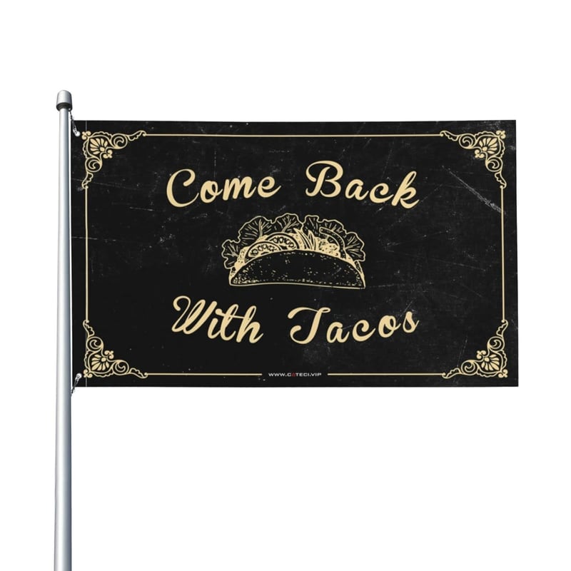 Tacos-Flagge für Jungen – coole Zimmerdeko unter 20 Dollar (30 x 45 cm)