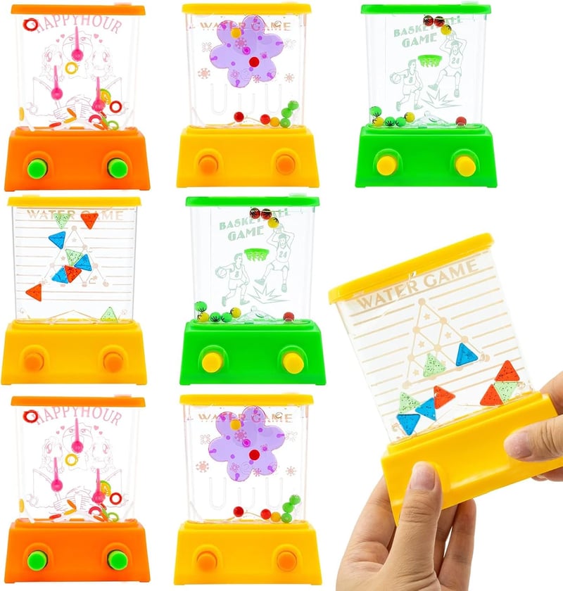 Wasser Flipper Set für Kinder - 8 handliche Wasserringe als Partyspielzeug