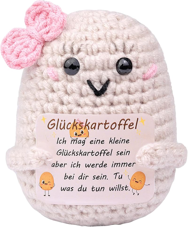 Lustiger Kartoffel-Pocket-Hug mit Energiekarte für Frauen