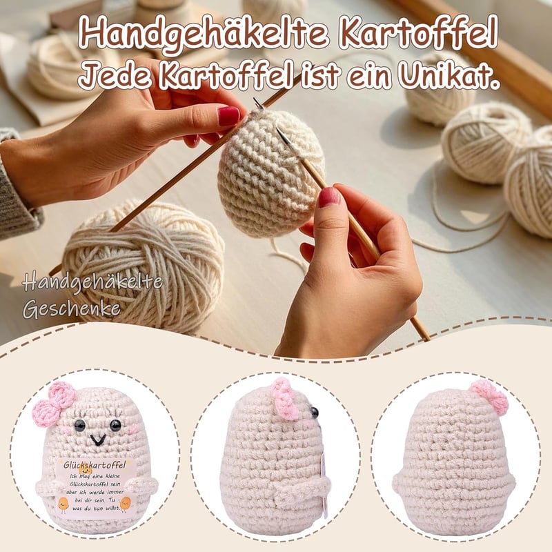Lustiger Kartoffel-Pocket-Hug mit Energiekarte für Frauen
