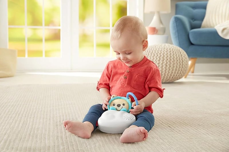 Fisher-Price Traumbärchen Erlebnisdecke für Babys, beige