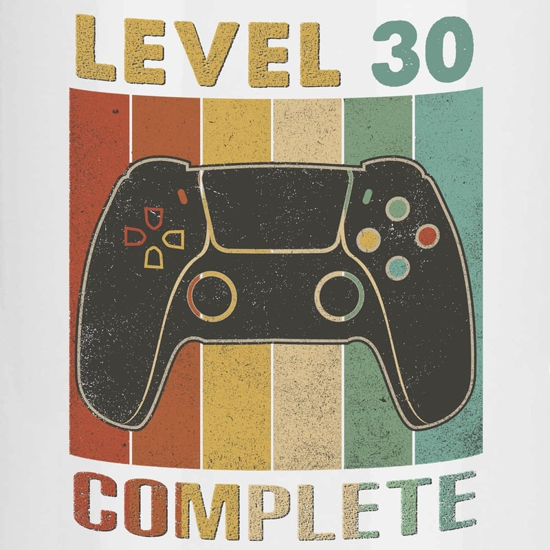 Gaming-Tasse für Gamer zum 30. Geburtstag - Weiß