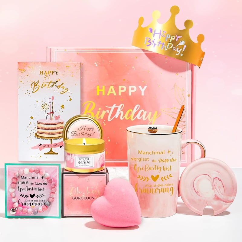 Geburtstagsgeschenkset für Frauen – Geschenk für Beste Freundin