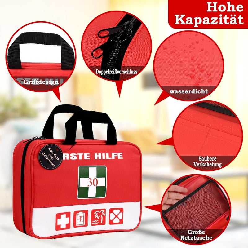 Witziges Geburtstagsgeschenk für Männer und Frauen - Wasserabweisende Hilfe-Tasche