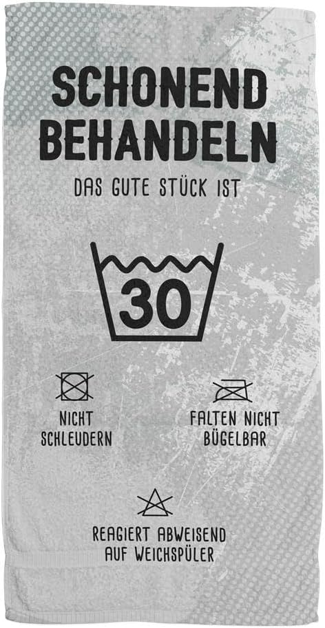 Lustiges Strandtuch zum 30. Geburtstag für Männer und Frauen (100x50 cm)