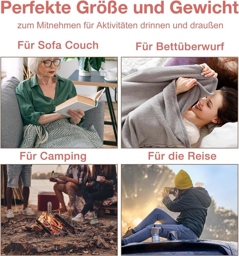 Geburtstagsdecke 150x130 cm für Frauen zum 30. Geburtstag