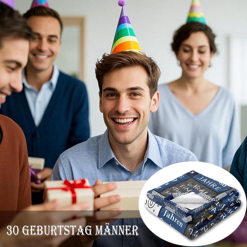 Deko für den 30. Geburtstag Männer, 150x130 cm