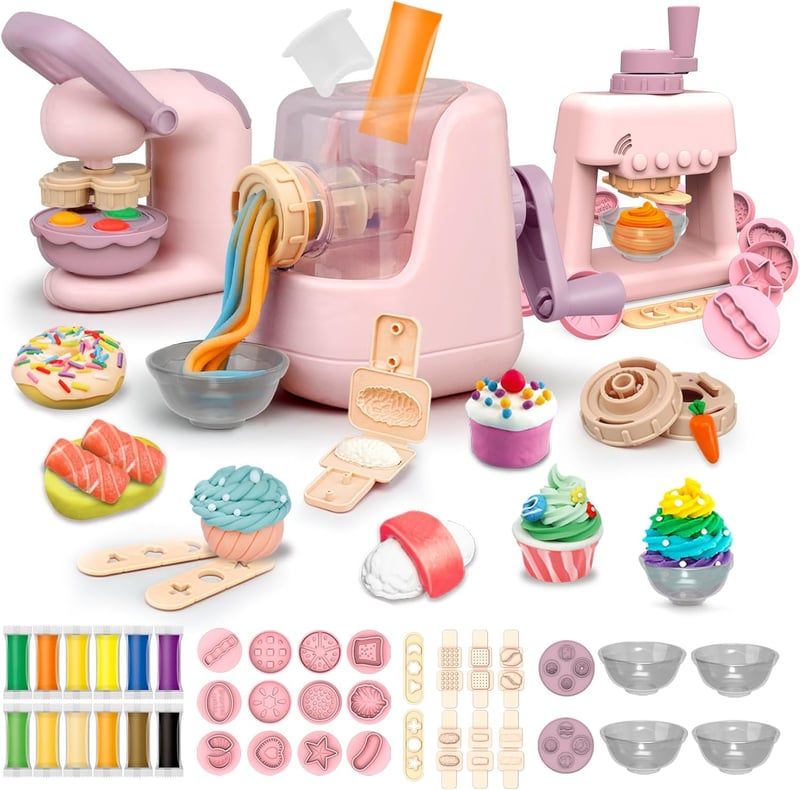 Kreatives Knetset für Kinder mit 65 Teilen und Modellierwerkzeugen