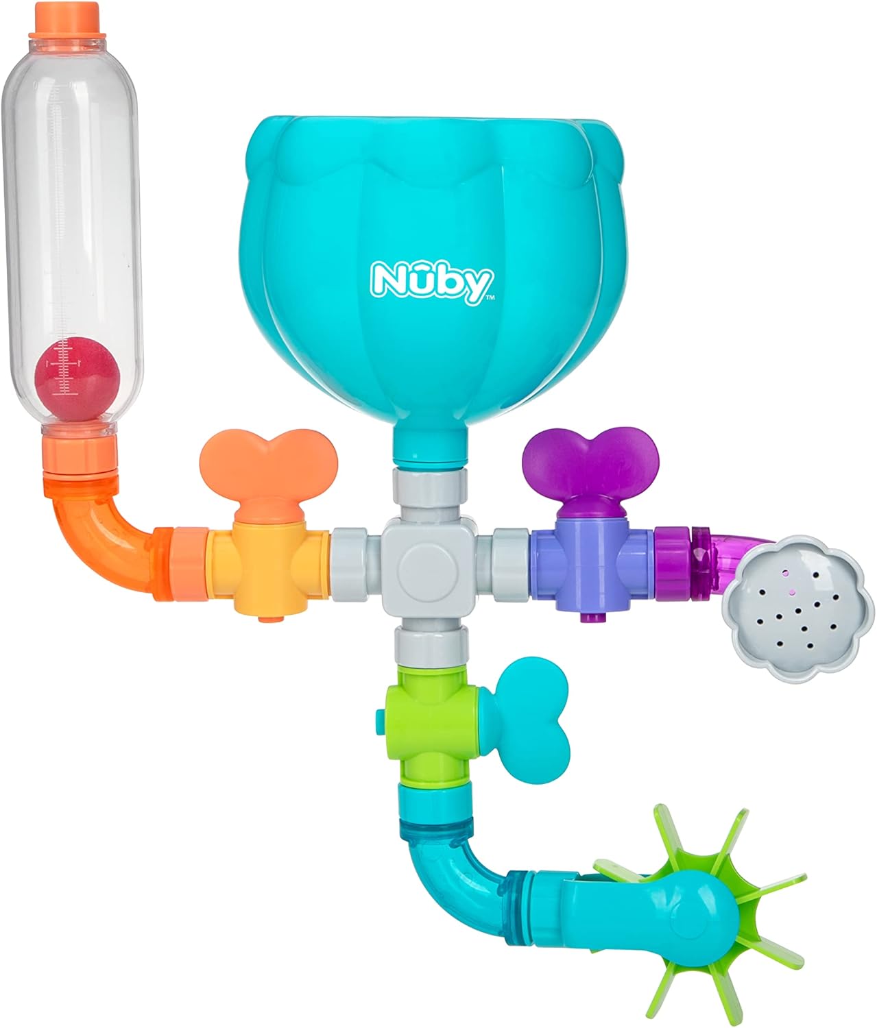 Nuby Wacky Waterworks – Interaktives Bade-Spielzeug für Kinder ab 3 Jahren