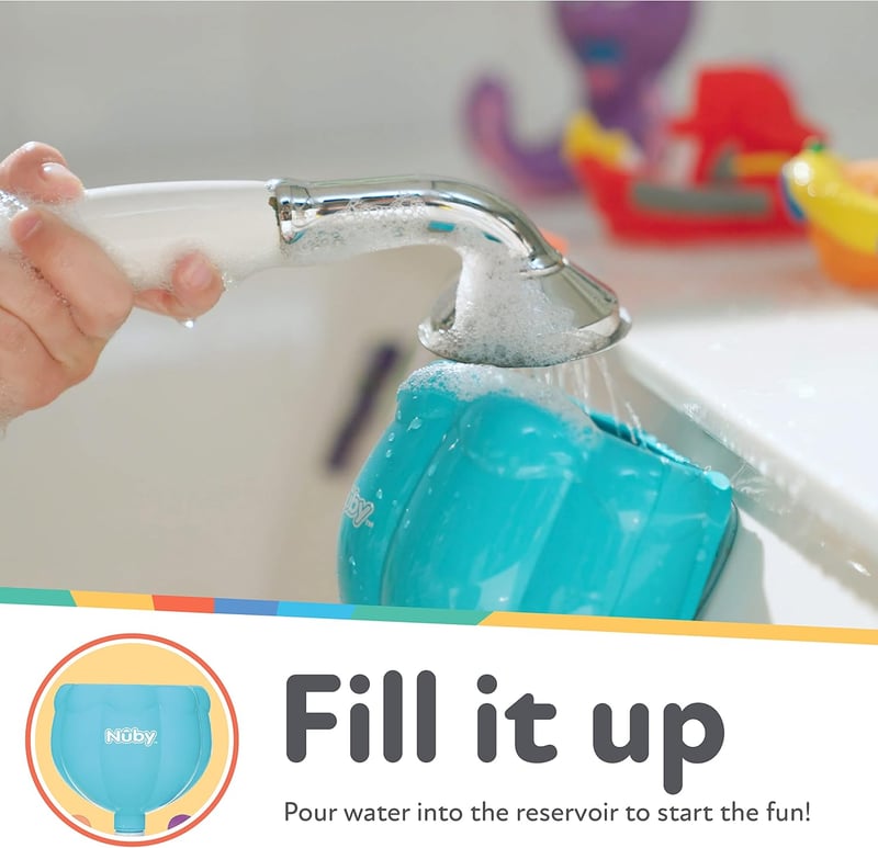 Nuby Wacky Waterworks – Interaktives Bade-Spielzeug für Kinder ab 3 Jahren