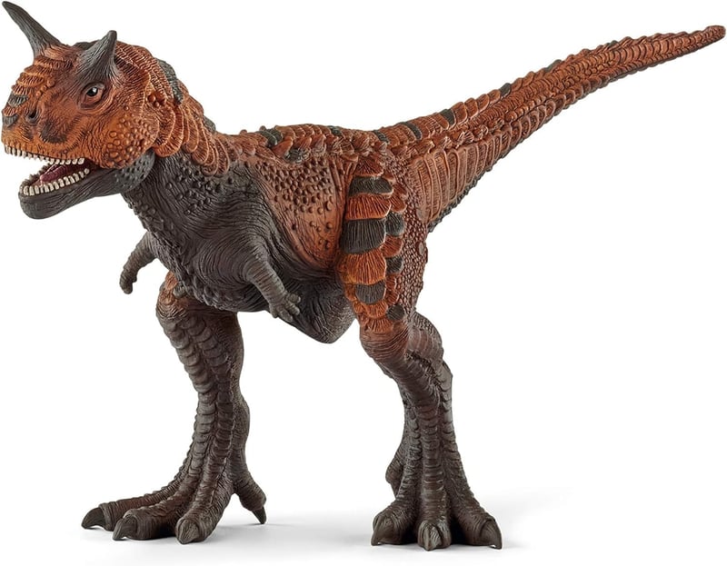 Detailgetreuer Carnotaurus Dinosaurier von Schleich für Kinder ab 3 Jahren – 21 x 8 x 13 cm