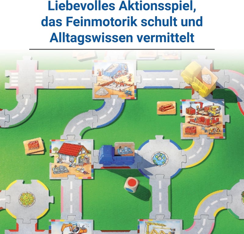 Baustellen-Spiel für Kleinkinder – Lernspiel ab 2 Jahren
