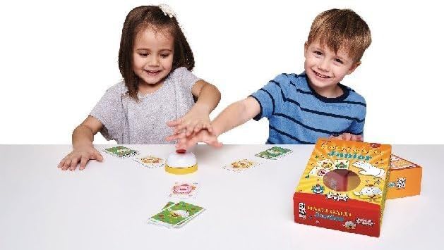 Halli Galli Junior Kartenspiel für Kinder, blau/grün