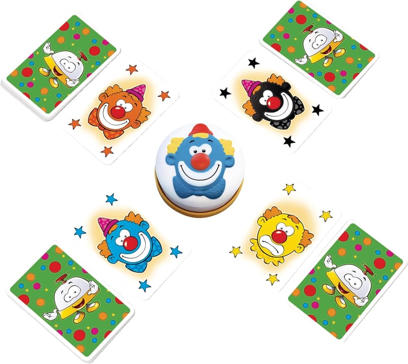 Halli Galli Junior Kartenspiel für Kinder, blau/grün
